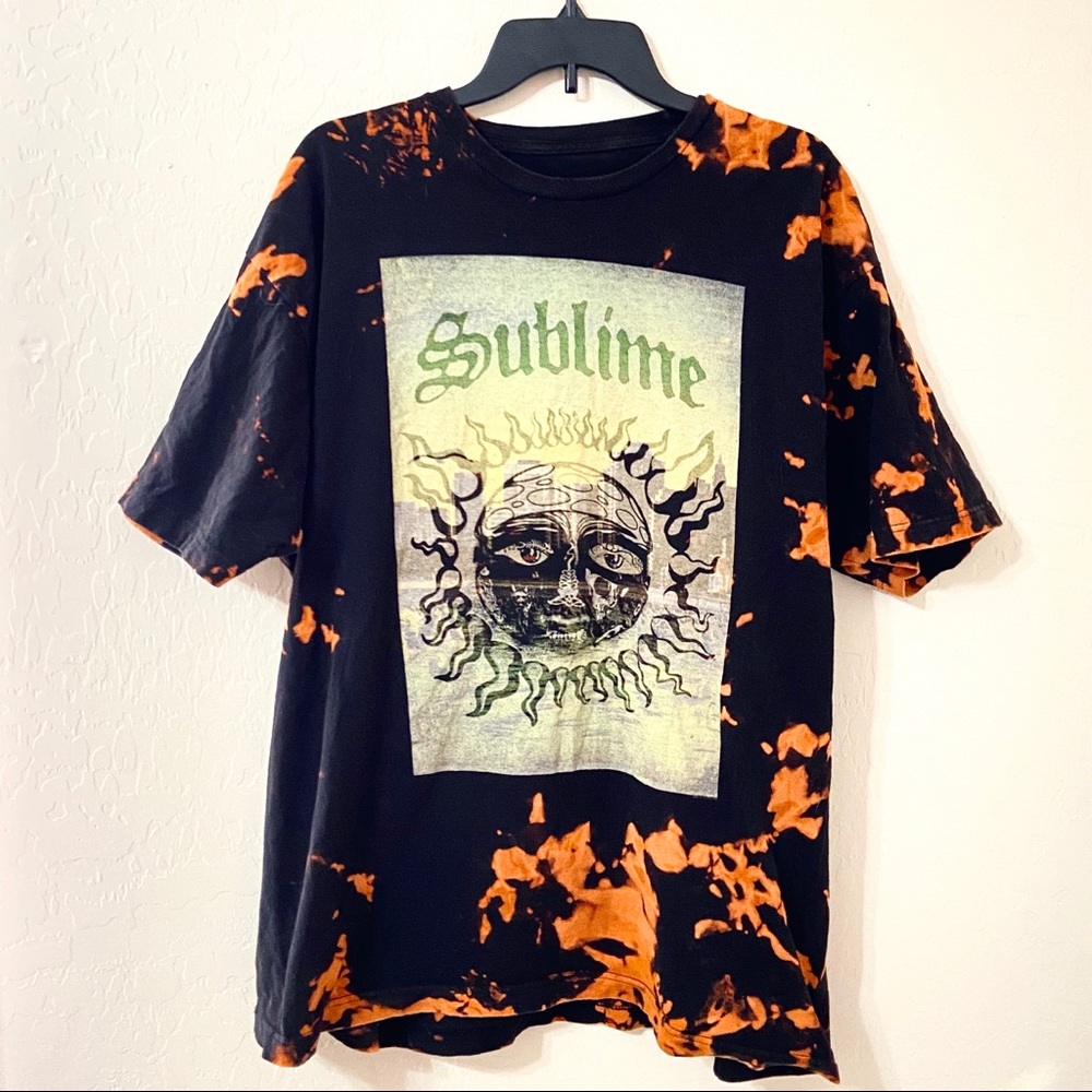 Sublime bleached graphic t-shirt